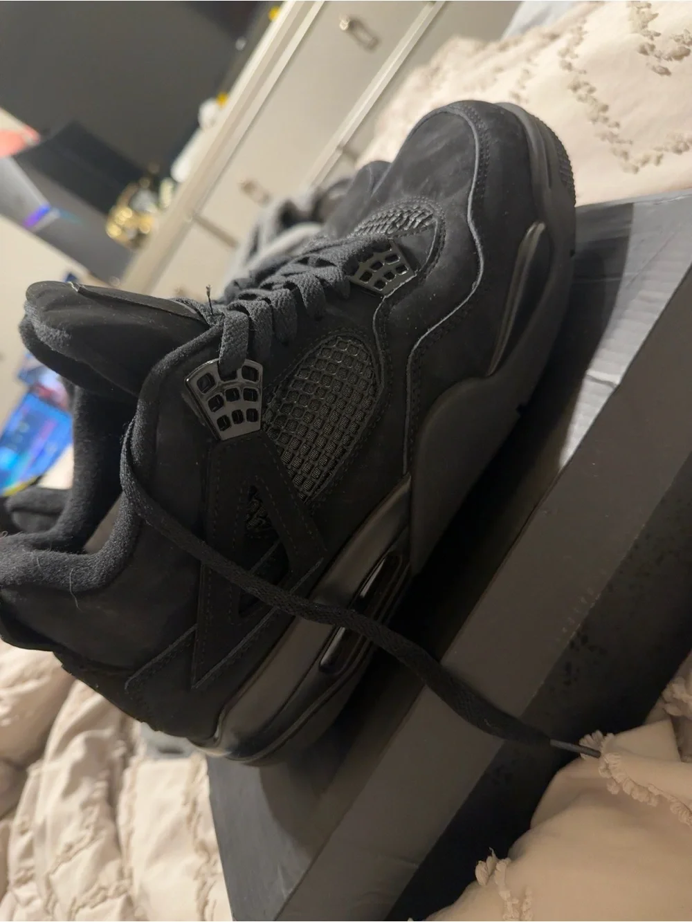 Jordan Black Retro black cat - Picture 2 of 3